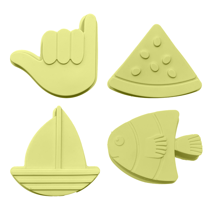Shelly Beach Moulds - Yellow