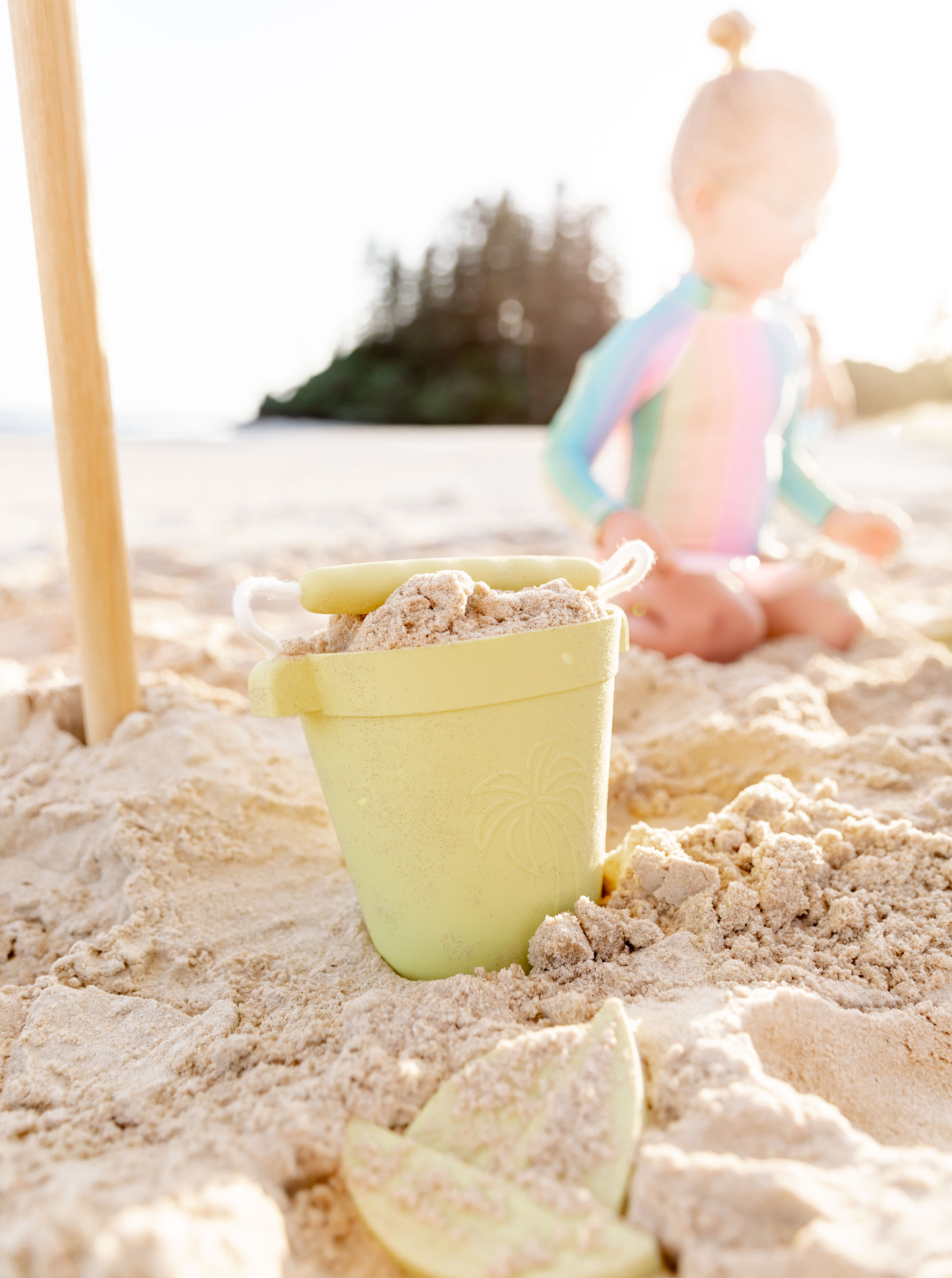 Kids beach toys Australian designed Coast Kids bucket, spade, frisbee