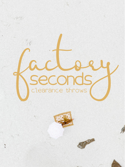 Factory Seconds Throws